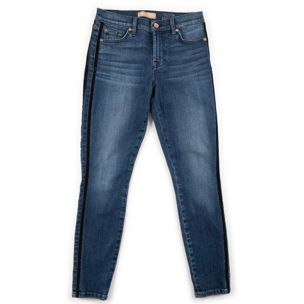 7 FOR ALL MANKIND b(air) Authentic The Ankle Skinny jeans size 27